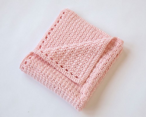 Crochet Cozy Clusters Baby Blanket