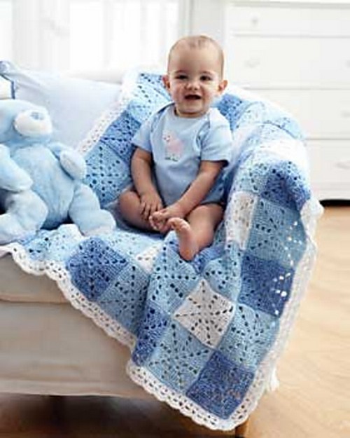 Crochet Gingham Blanket