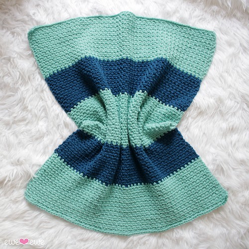 Crochet Hayden Color Block Blanket