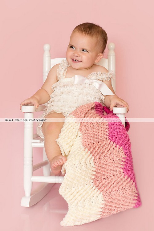 Crochet Hope Chevron Blanket