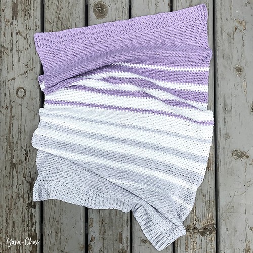 Crochet Linen Stitch Baby Blanket