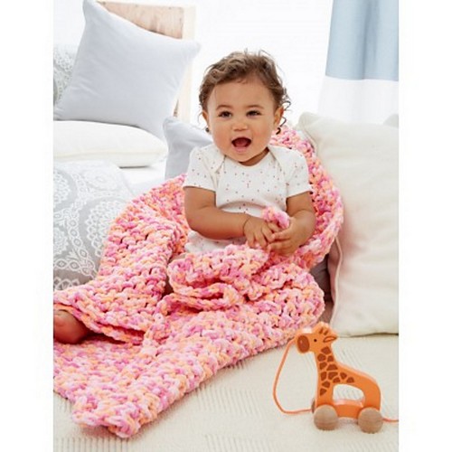 Crochet Rock A Bye Baby Blanket