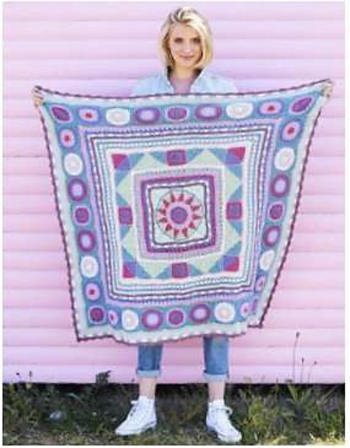 Crochet Sunstar Blanket