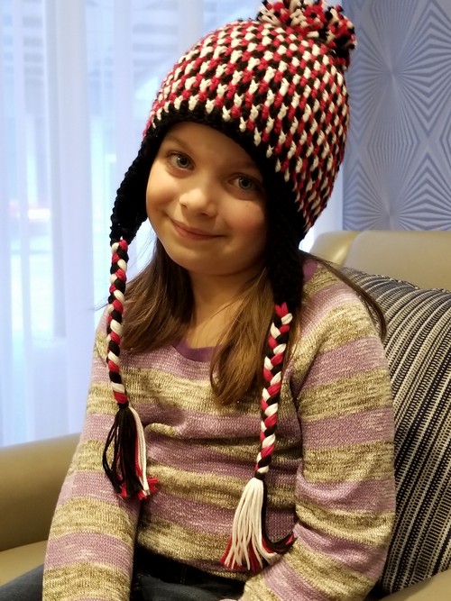 Crochet Gum Drops Earflap Hat