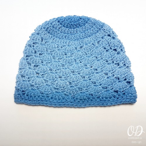 Crochet Ocean Sea Shells Hat