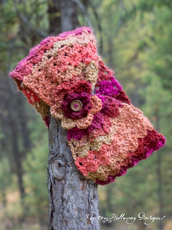 Easy 1 Skein Free Crochet Cowl Pattern