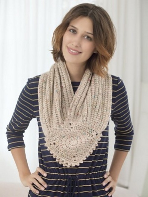 Crochet Brompton Abbey Cowl