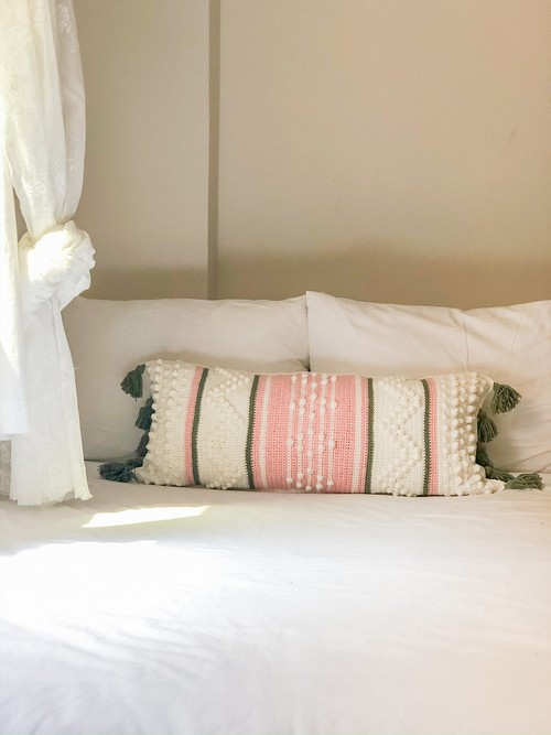 Crochet Anthropologie Pillow