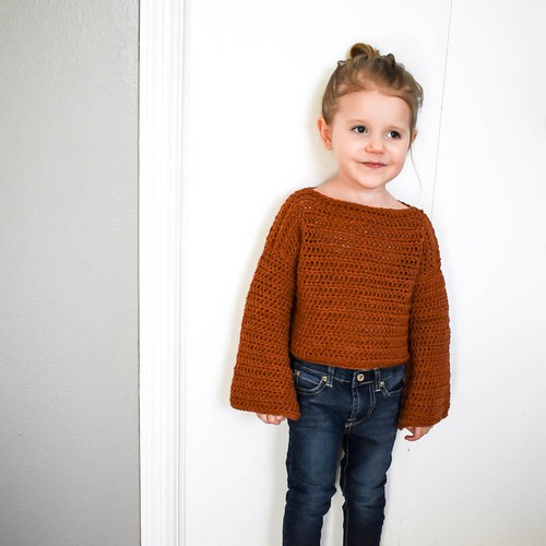 Bell Crop pattern for kids wear