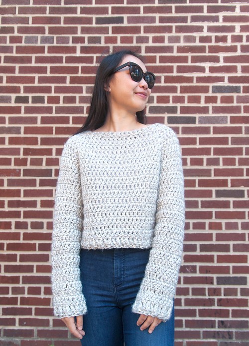 Crochet Brooklyn Chunky Sweater