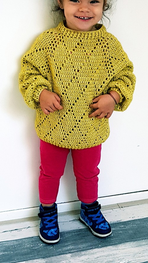 Crochet Mini Precious Sweater