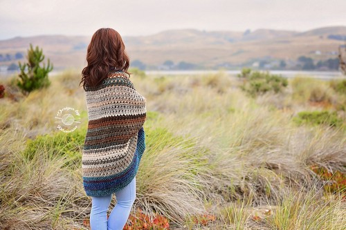 Free Tunisian wearing Blanket pattern
