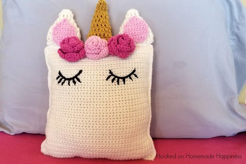 Crochet Unicorn Pillow Friend