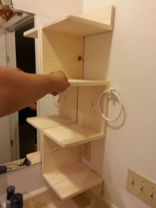 DIY Corner Shelf For You Bathroom At Techshop