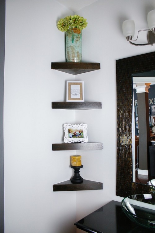 How To Build A Corner Shelf In 7 Minutes