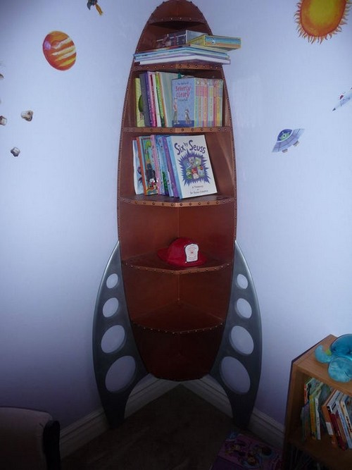 Rocket Corner Shelf