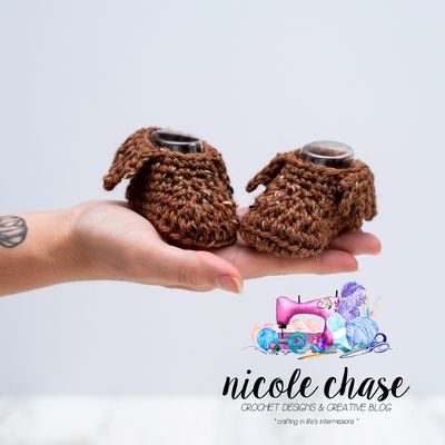 Little Warrior Crochet Moccs Free Pattern
