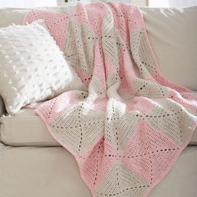 Free Crochet Twists Blanket Afghan Pattern