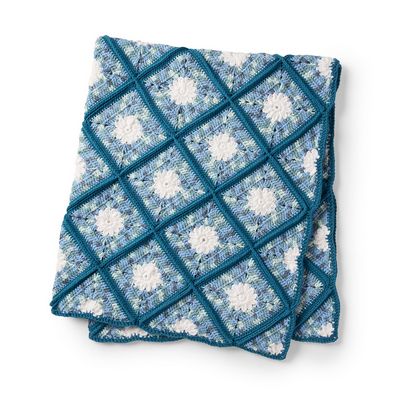 Garden Lattice Crochet Afghan Free Pattern