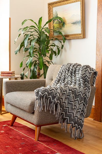 Victoria Falls Crochet Throw Free Pattern