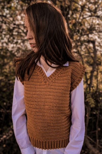 Quick And Easy Grandpa Crochet Sweater Vest Free Pattern With Video Tutorial
