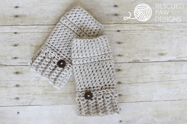 Andy Crochet Fingerless Gloves Pattern