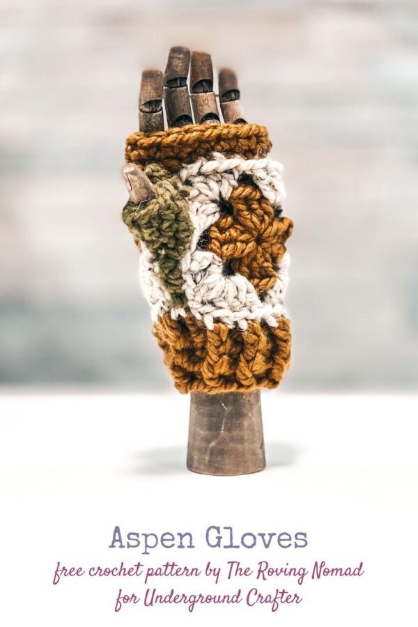 Aspen Fingerless Gloves Crochet Pattern
