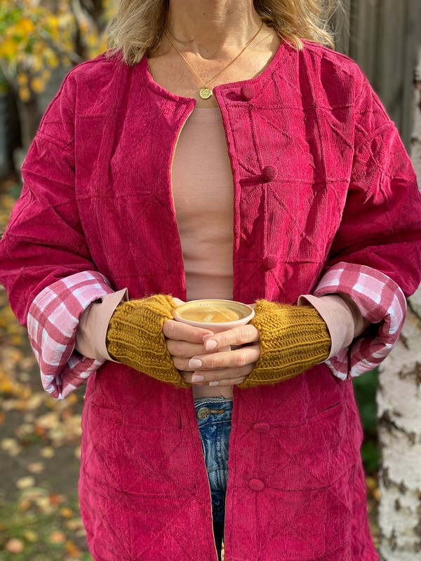 Crochet Ribbed Fingerless Gloves Pattern