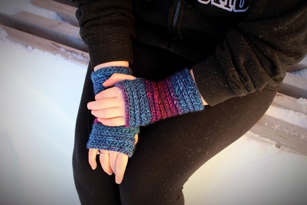 Ribbed Gloves Pattern For Beginners