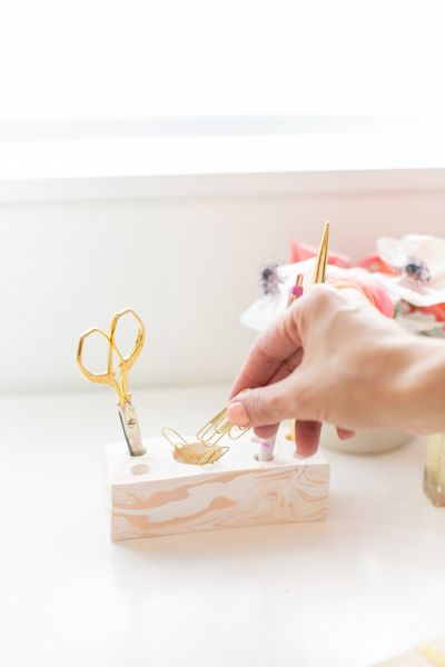 How To Make A Modern Desk Organizer