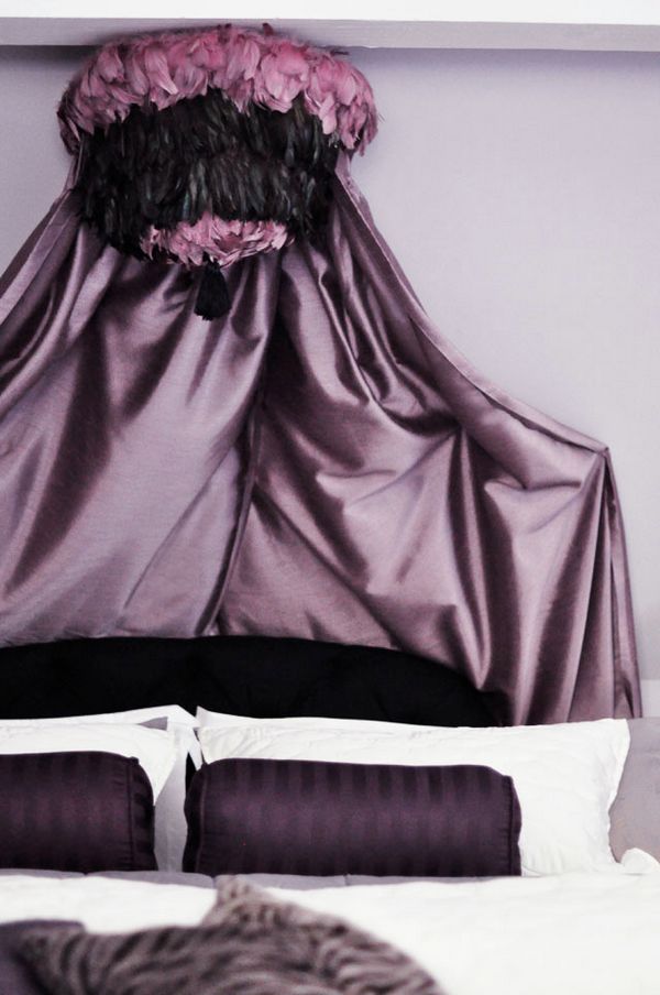 DIY Glam Bed Canopy