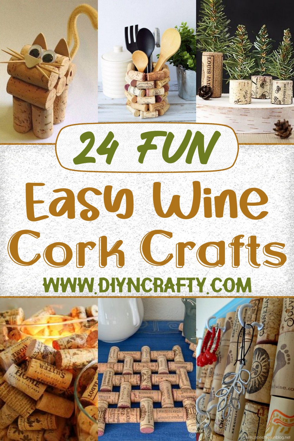 24 Fun And Easy Wine Cork Crafts