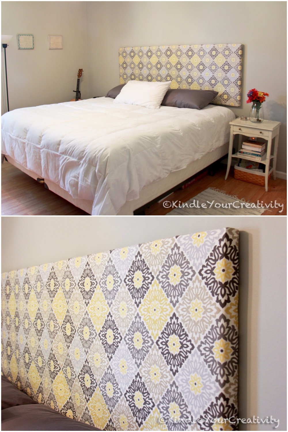 DIY Fabric Headboard