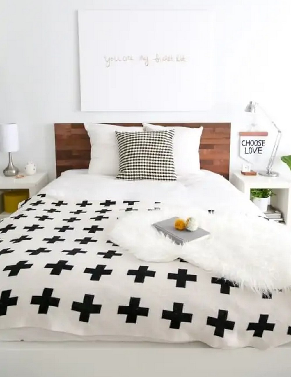 DIY Wooden Headboard With Stikwood