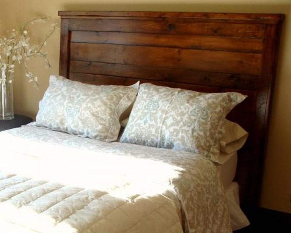 Reclaimed-Wood Look Headboard