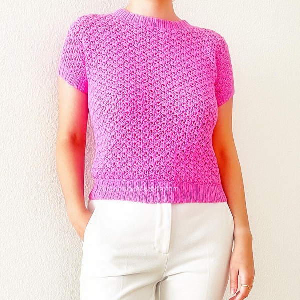 Crochet Flower Bud Top Pattern
