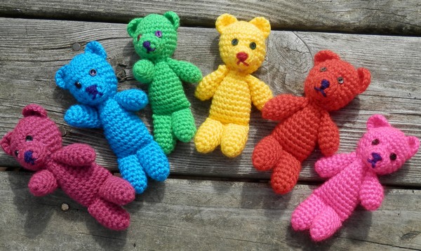 Crochet Rainbow Bear Pattern