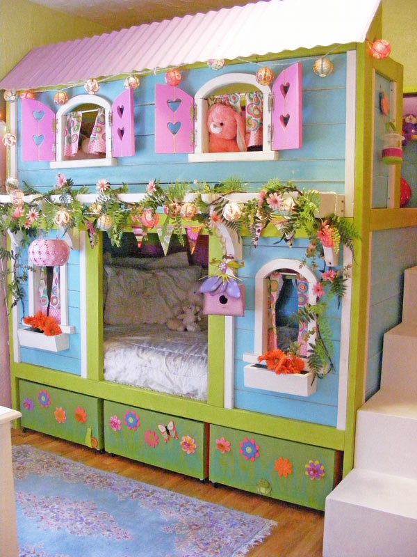 DIY Sweet Pea Bunk Bed