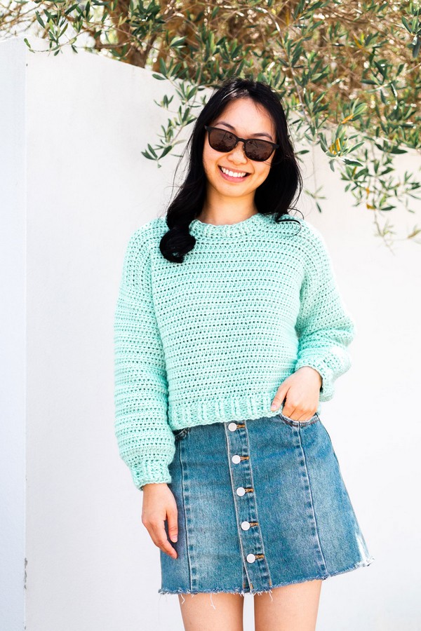 Easy Crochet Sweater Pattern + Video