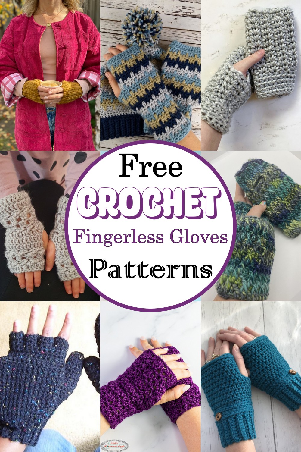Free Crochet Fingerless Gloves Patterns