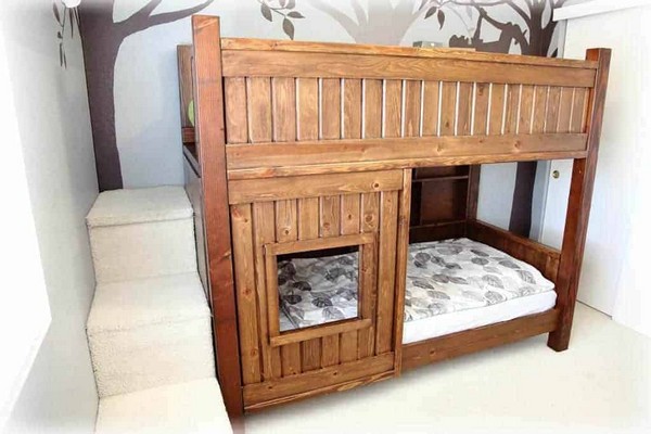How To Build A DIY Bunk Bed With Stairs