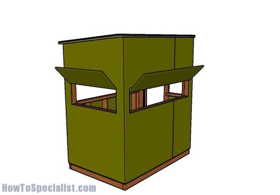 4&times;6 Shooting House Plans