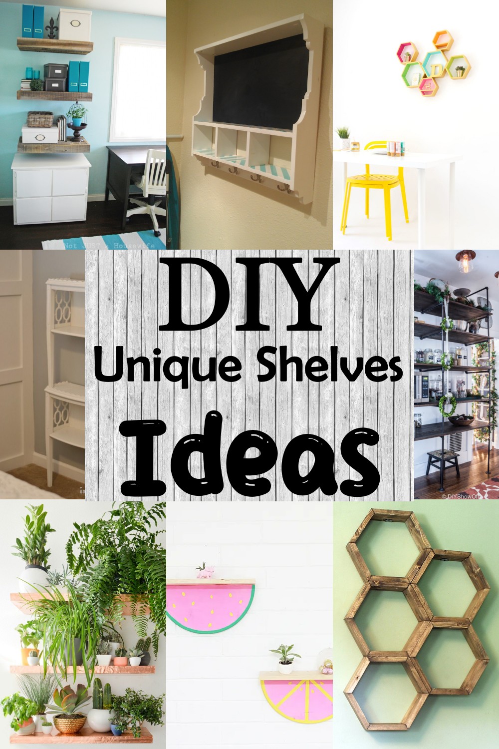 DIY Unique Shelves