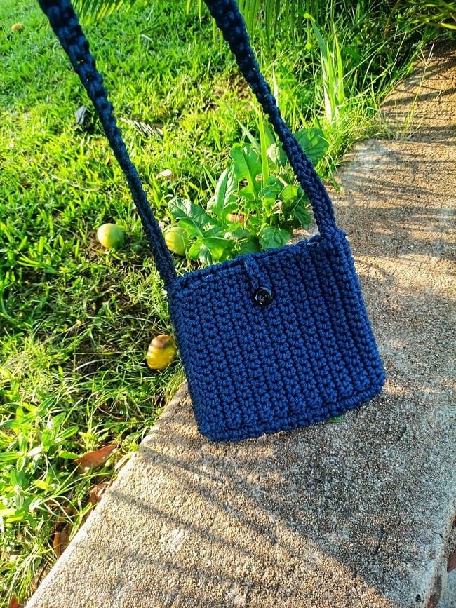 The Navy Shoulder Bag