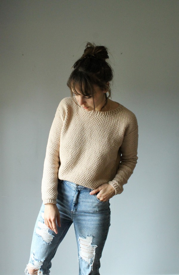 Crochet Driftwood Pullover Pattern