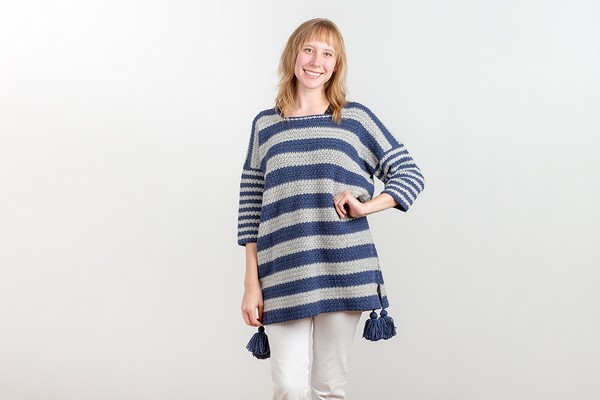 Crochet School Colors Swoncho Pattern