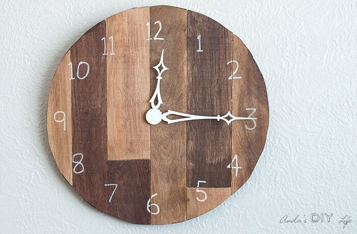 Simple Scrap Plywood Round Clock