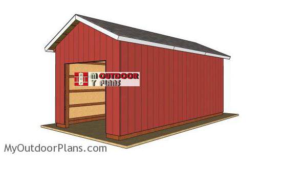 12x24 Pole Barn Plans