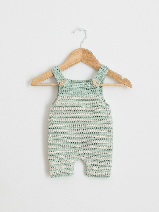Baby Romper Calming Green