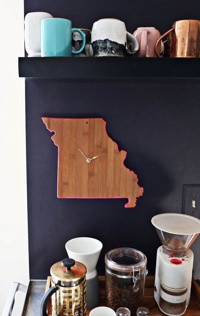 Cutting Board Clock